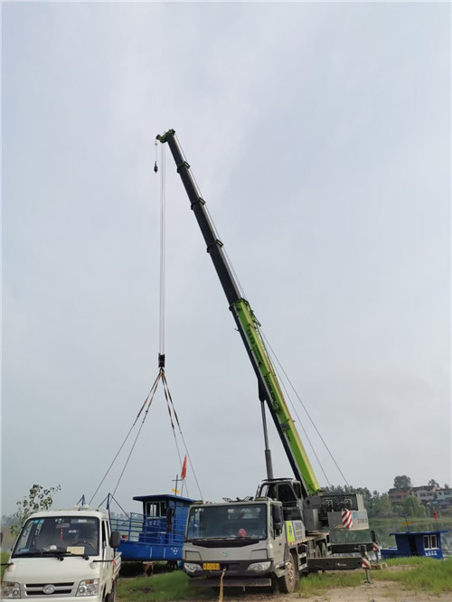 开福区桥梁建设吊装案例